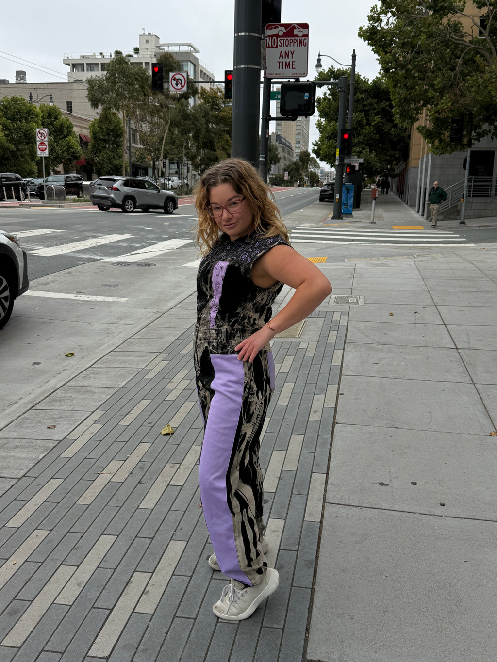 Valkyries ( Golden State) one of a kind acid washed denim onesies by 1Z King