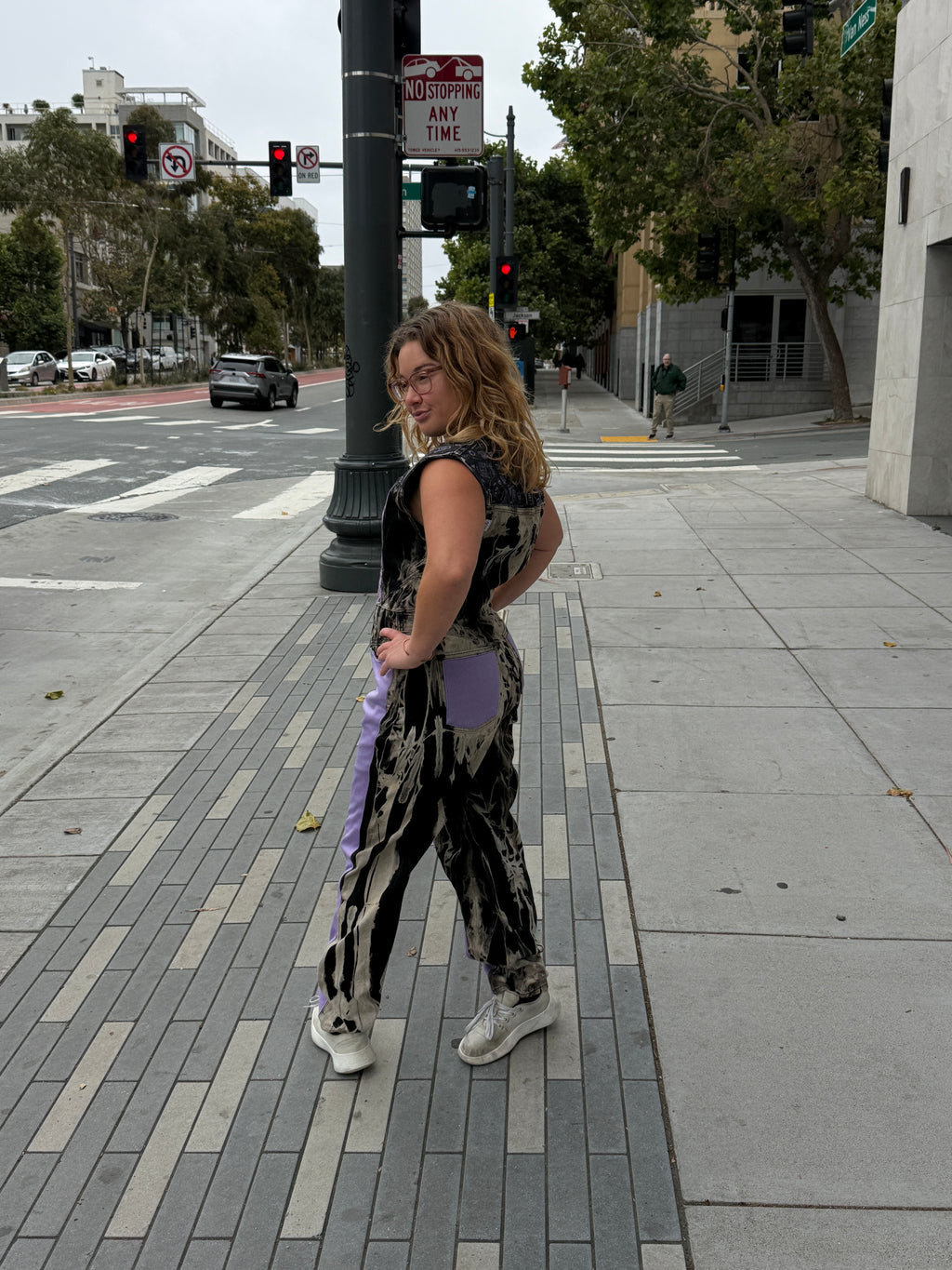 Valkyries ( Golden State) one of a kind acid washed denim onesies by 1Z King