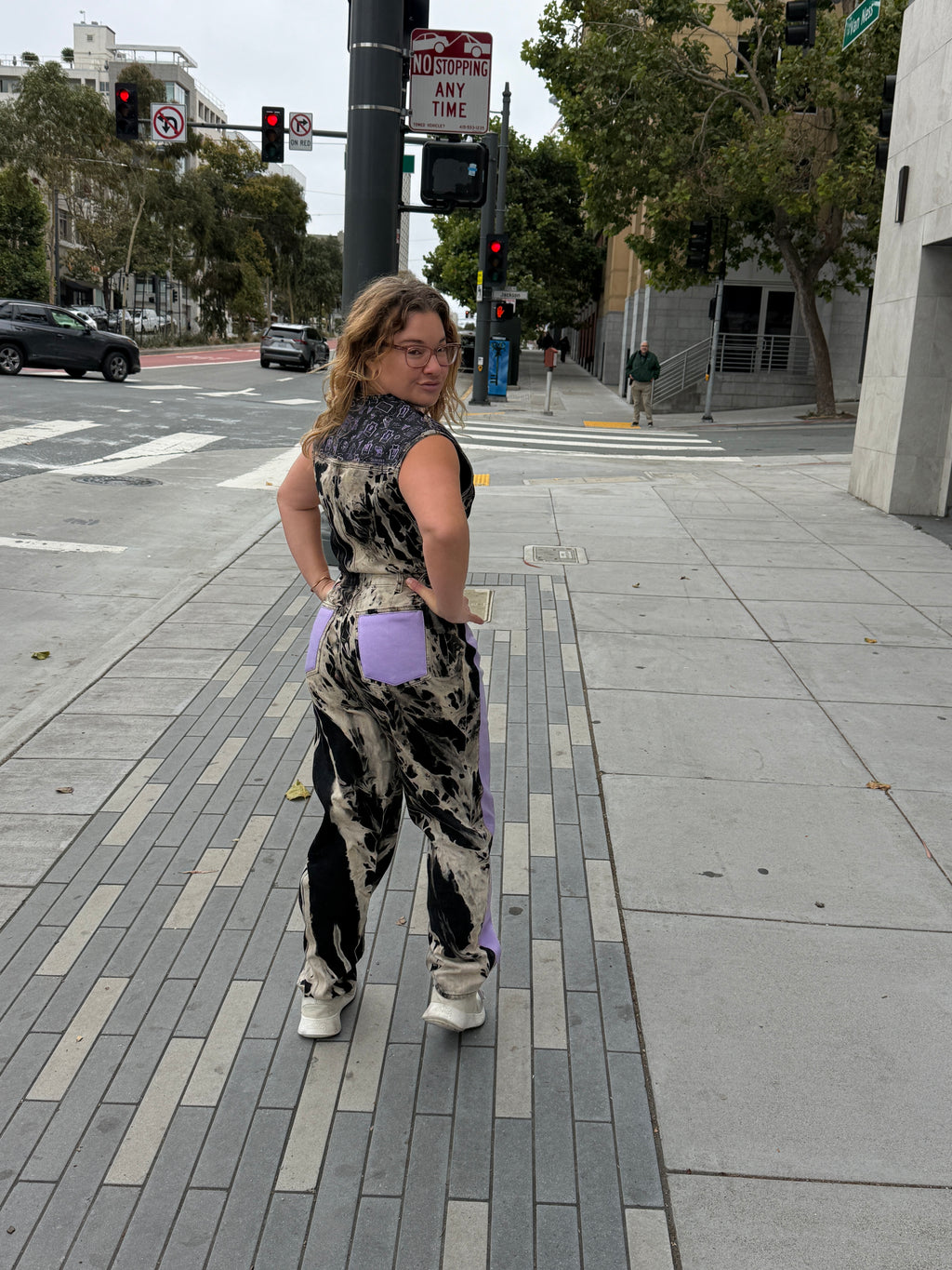 Valkyries ( Golden State) one of a kind acid washed denim onesies by 1Z King