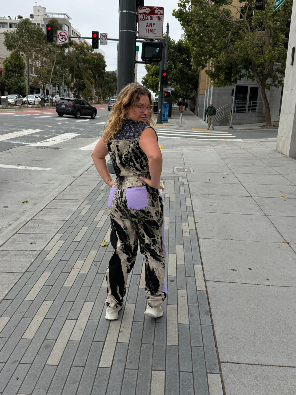Valkyries ( Golden State) one of a kind acid washed denim onesies by 1Z King