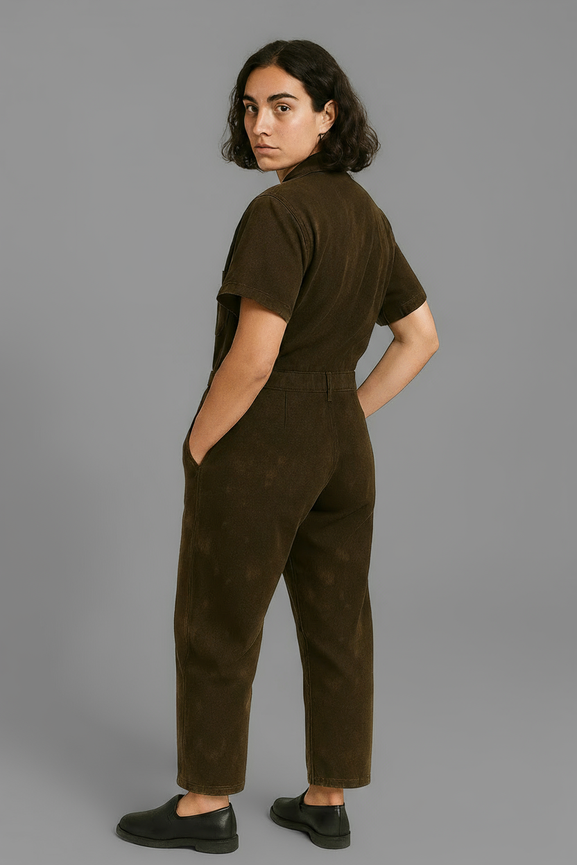 Acid-Washed Mushroom Signature Onesie